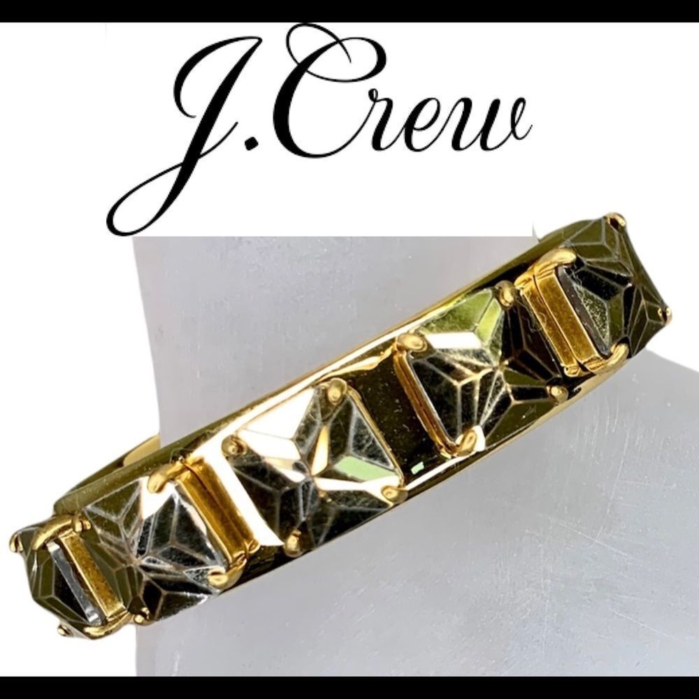 NWT J.Crew gold bangle bracelet costume jewellery